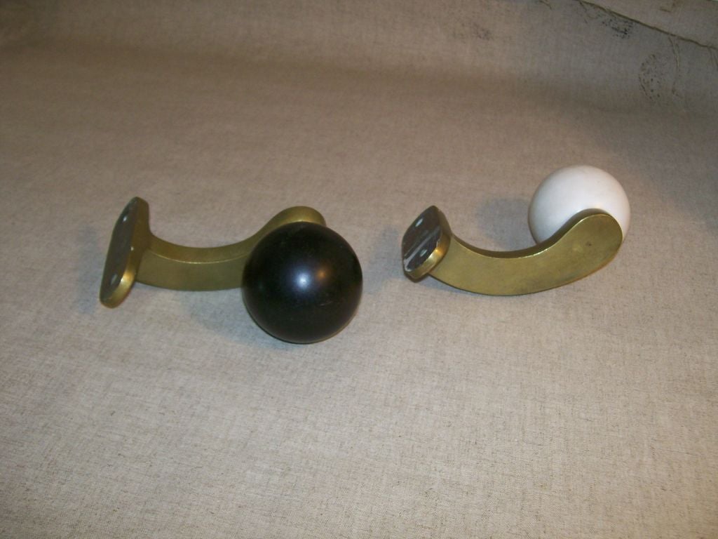 Exceptional Swedish Door Pulls (Stamped)