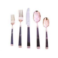 A Rare Christian Dior Cutlery Set (Each Signed)