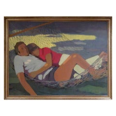 Large Painting by Illustrator Mimi Korach