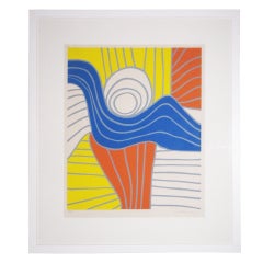 Vibrant Print in Style of Calder