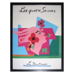 Affiche encadrée « Le Printemps » de Yves Saint Laurent
