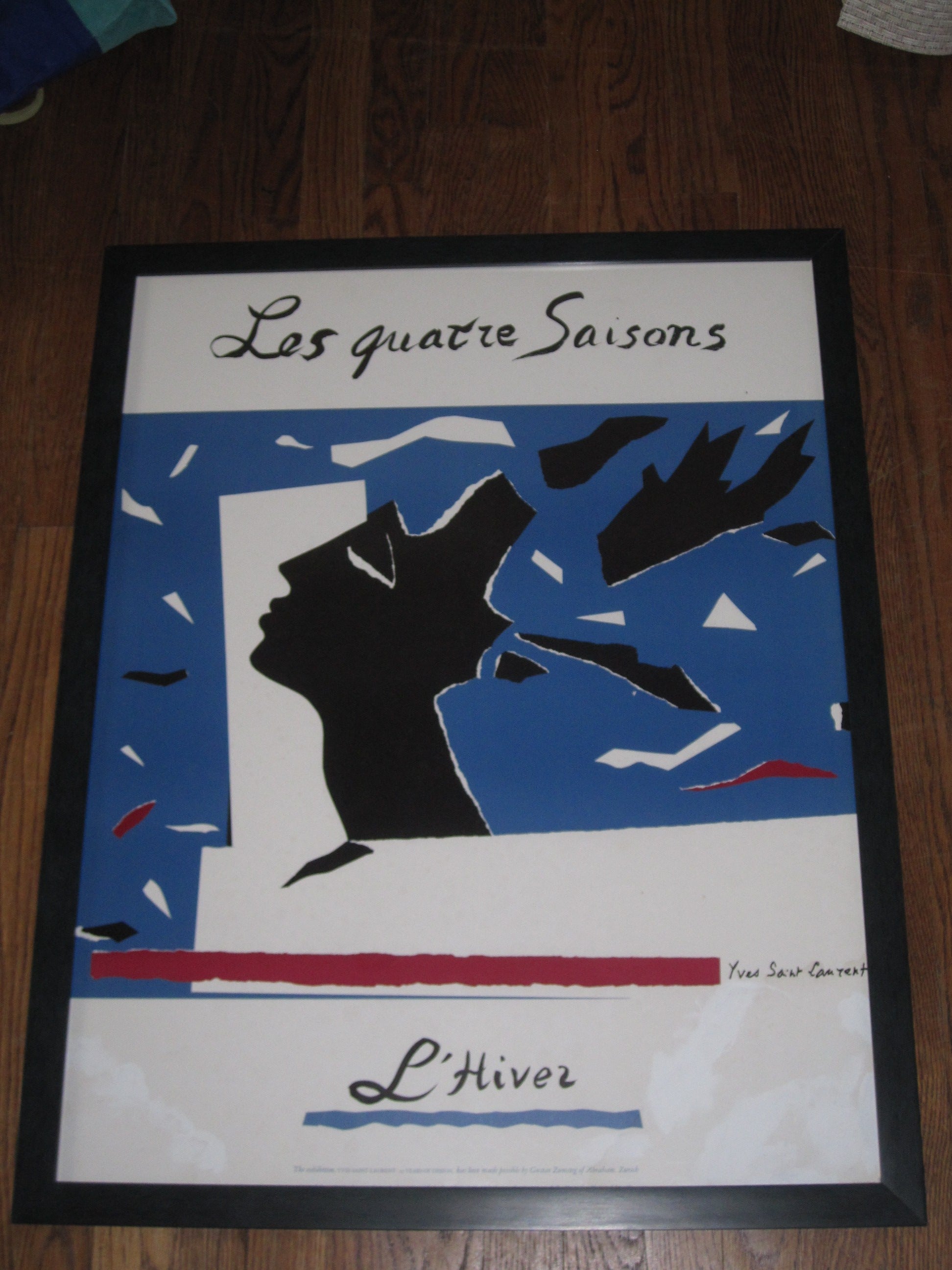 "L
Hiver" Framed Poster by Yves Saint Laurent