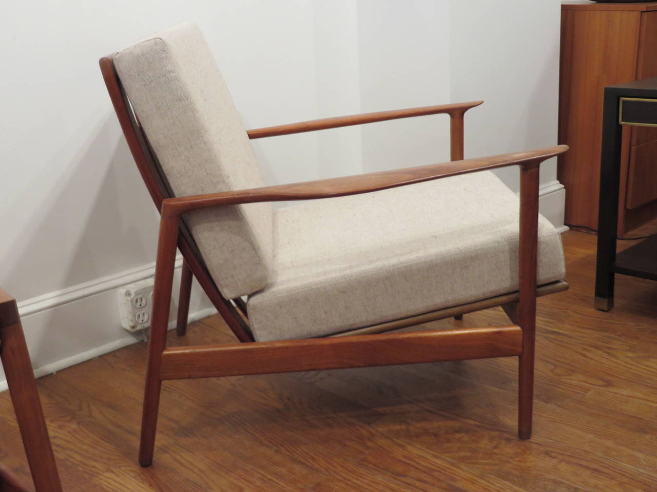 Pair of Danish Armchairs by Ib Kofod Larsen 2