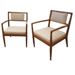 1960's Walnut Chairs