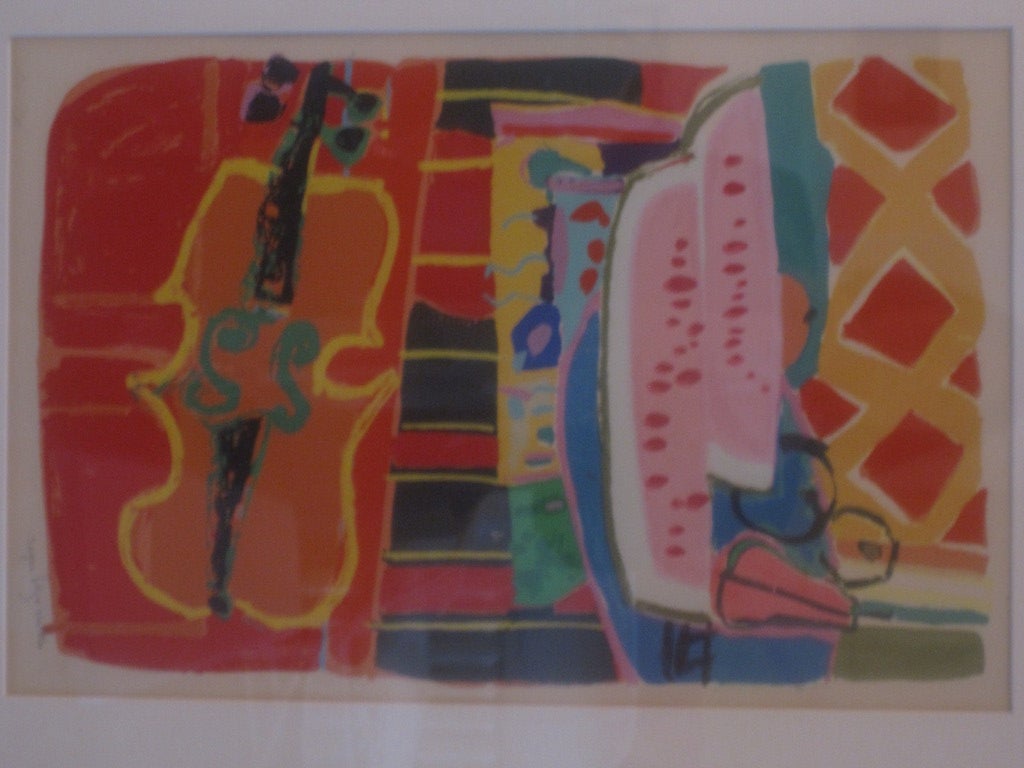 French Lithograph by Roger Bezombes  (1913 - 1994)