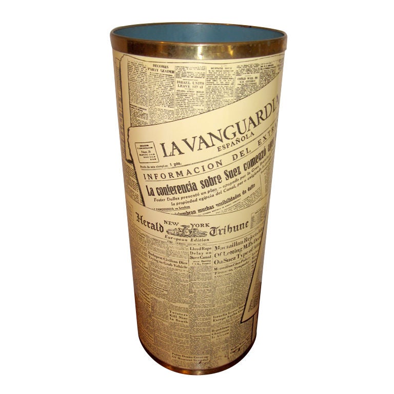 Bucciarelli Umbrella Stand in the Manner of Fornasetti