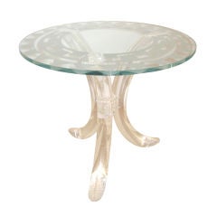 Small Lucite Side Table