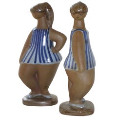 Ceramic Figures by Lisa Larson for Gustavberg