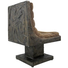 Paul Evans Studio Sculpted Bronze Chair