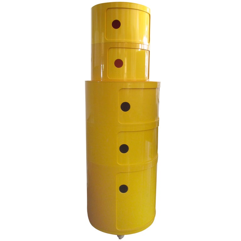 Anna Castelli Stacking Storage Units for Kartell at 1stdibs