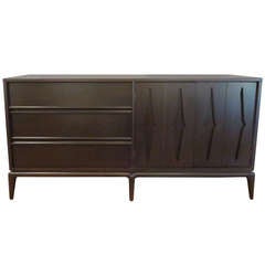 !950's Ebonized Credenza