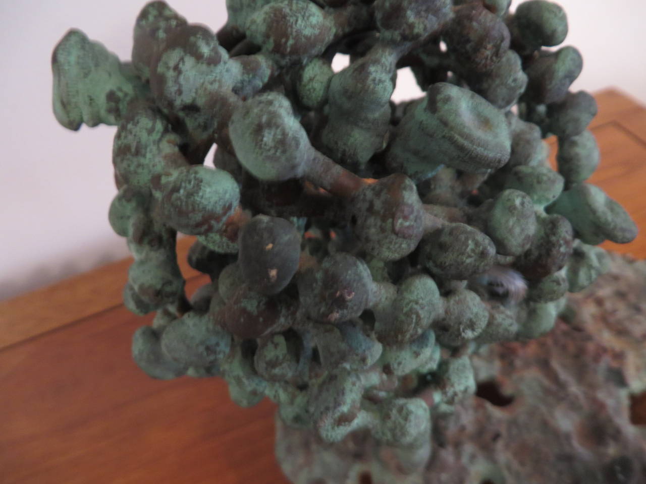 Klaus Ihlenfeld Bronze Sculpture, Abstract Plant Form For Sale 1