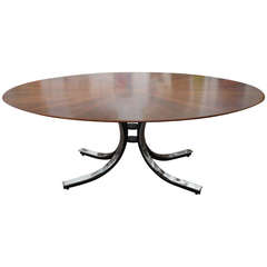 Oval Dining/Conference Table by Osvaldo Borsani for Stow Davis