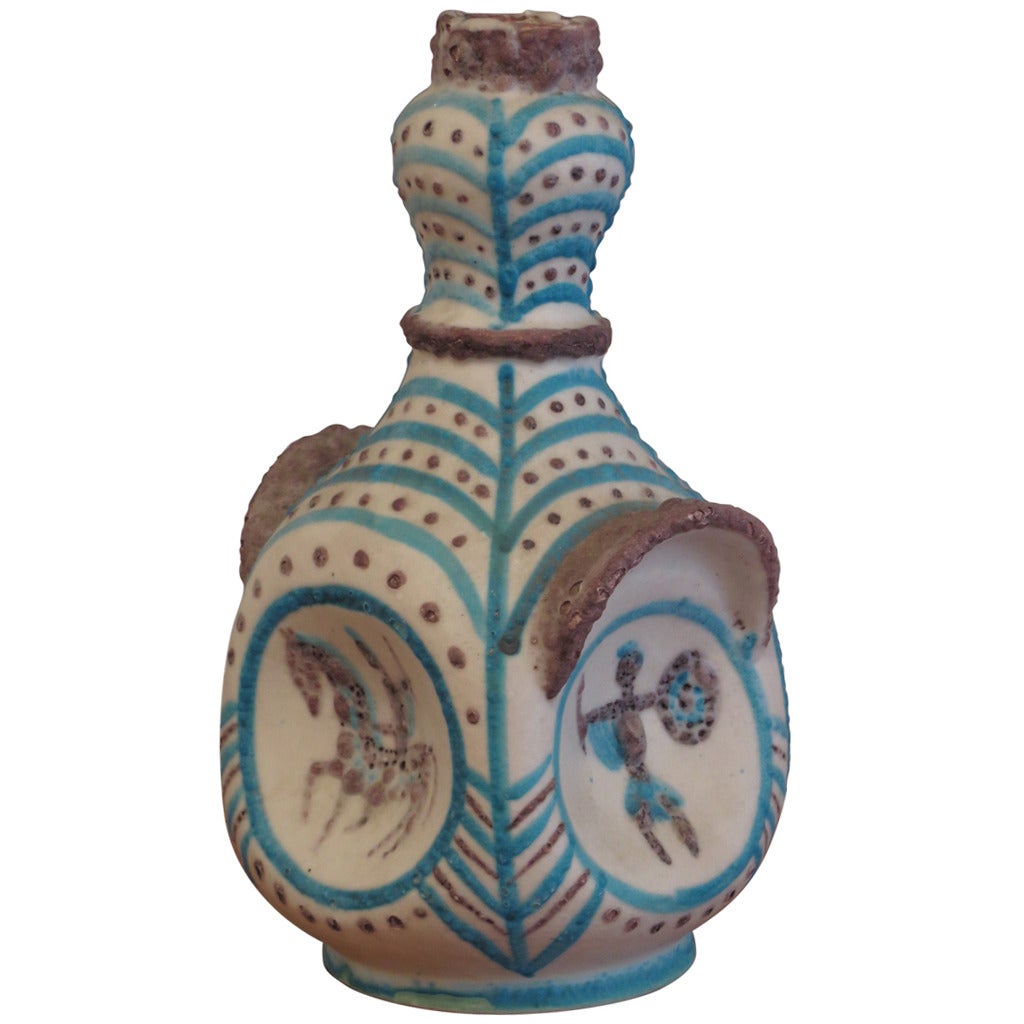 Italian Ceramic Vase by C.A.S. Vietri - Gambone For Sale