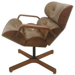 Swivel Lounge Chair By George Mulhauser for Plycraft