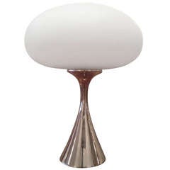 Chrome Laurel Mushroom Table Lamp
