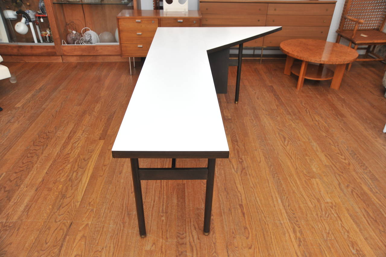 Rare Large Desk Designed by Harvey Probber 1