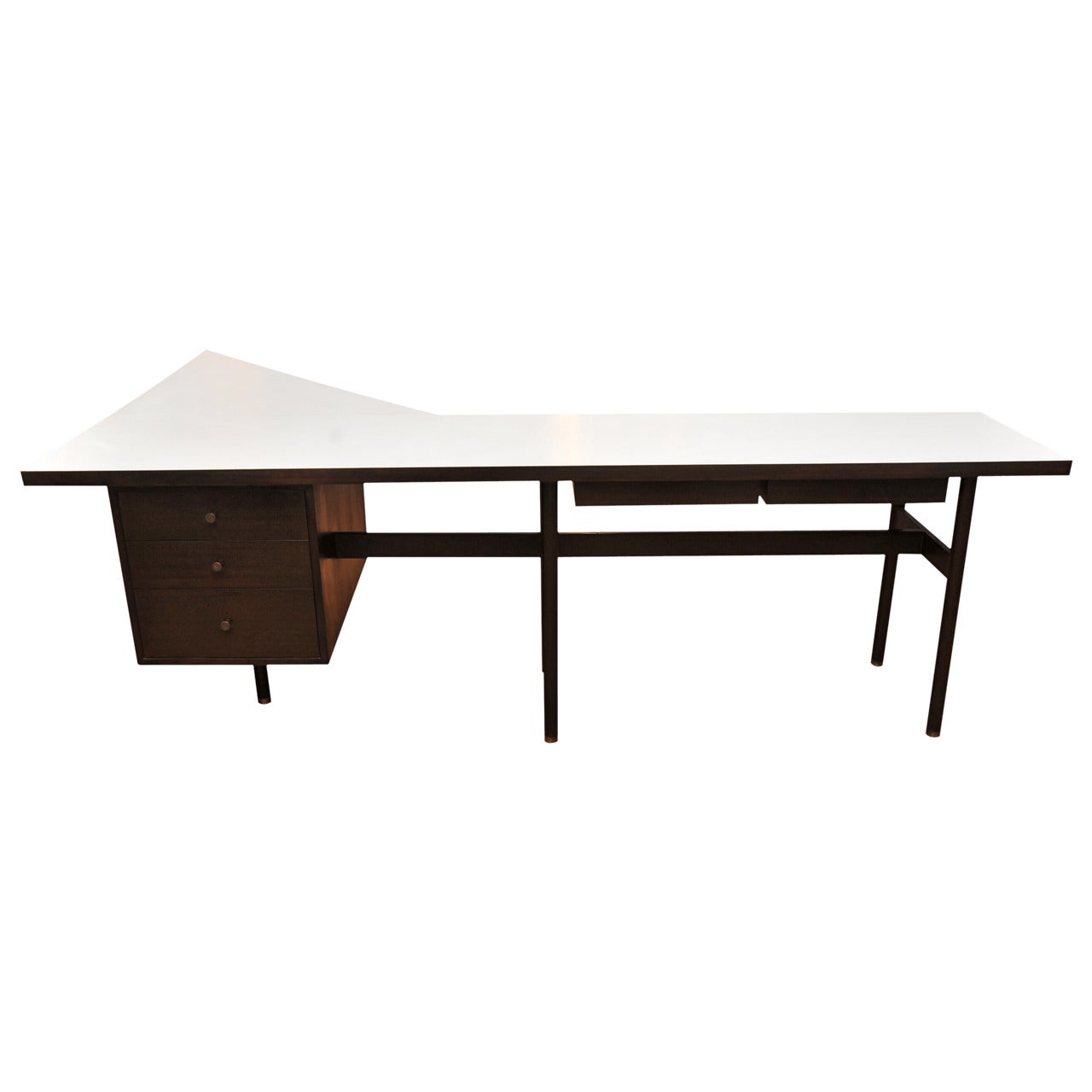 Rare Large Desk Designed by Harvey Probber