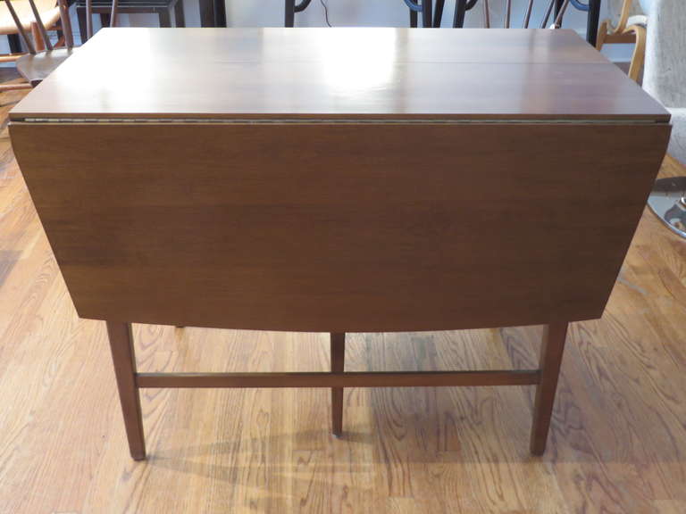 Wood Paul McCobb Drop Leaf Dining Table with Three Leaves