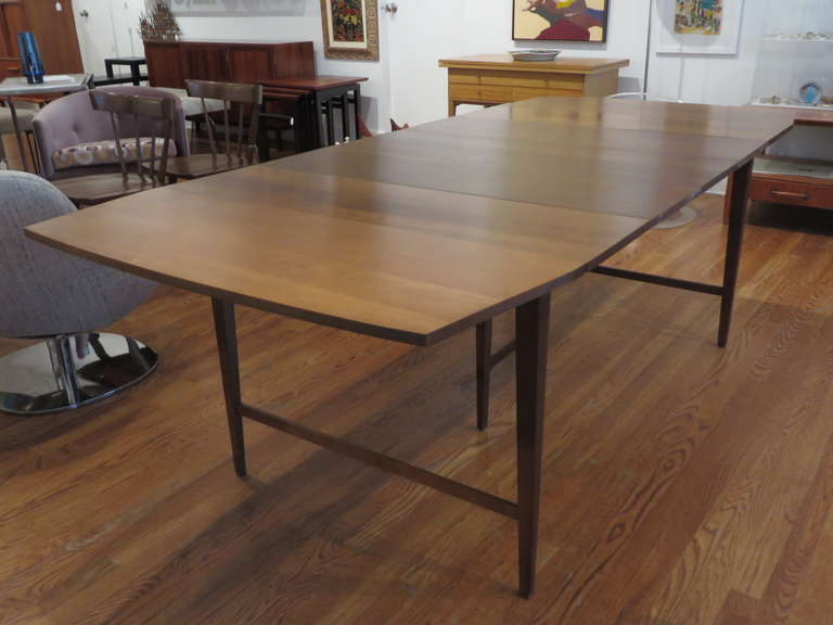 American Paul McCobb Drop Leaf Dining Table with Three Leaves