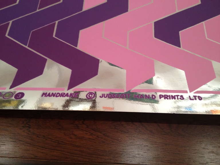 Judscott Vintage Wallpaper Hand Printed, 1970s