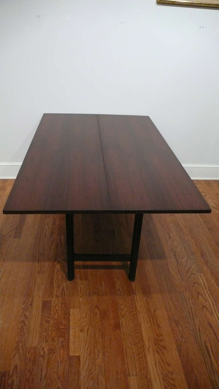 Harvey Probber Flip Top Console  / Dining Table In Good Condition In Tarrytown, NY