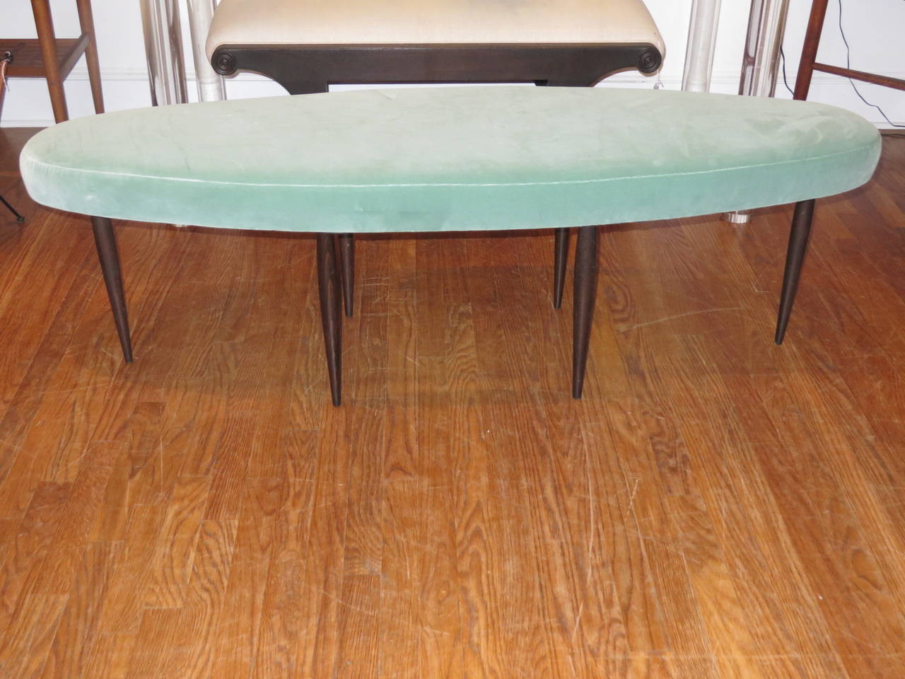 American 1960s Upholstered Bench