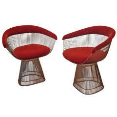 Pair of Warren Platner Chairs for Knoll