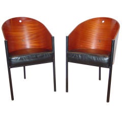 Set of Four  Dining Chairs / Club Chairs by Philippe Starck