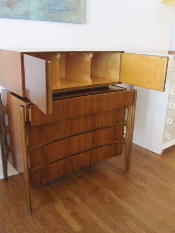 Dresser With  Floating Cabinet by Joseph Hinn