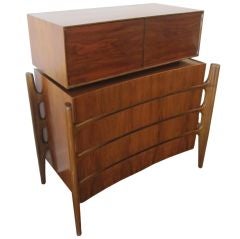 Dresser With  Floating Cabinet by Joseph Hinn