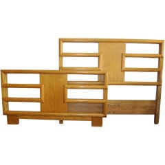 Vintage Maple Bed  by Russel Wright