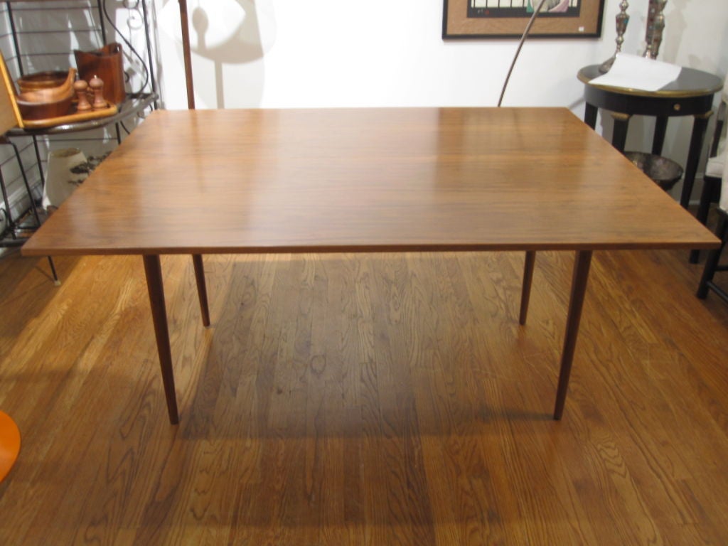 Flip Top Console / Dining Table in the Manner of Jens Risom 3