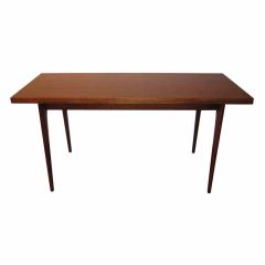 Flip Top Console / Dining Table in the Manner of Jens Risom