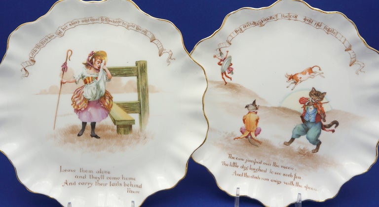 nursery rhyme plates