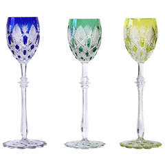 Baccarat Tsar/Czar Cut to Clear Goblets