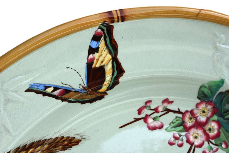Porcelain Minton 19th Century Aesthetic Movement Celadon Serving Pieces For Sale