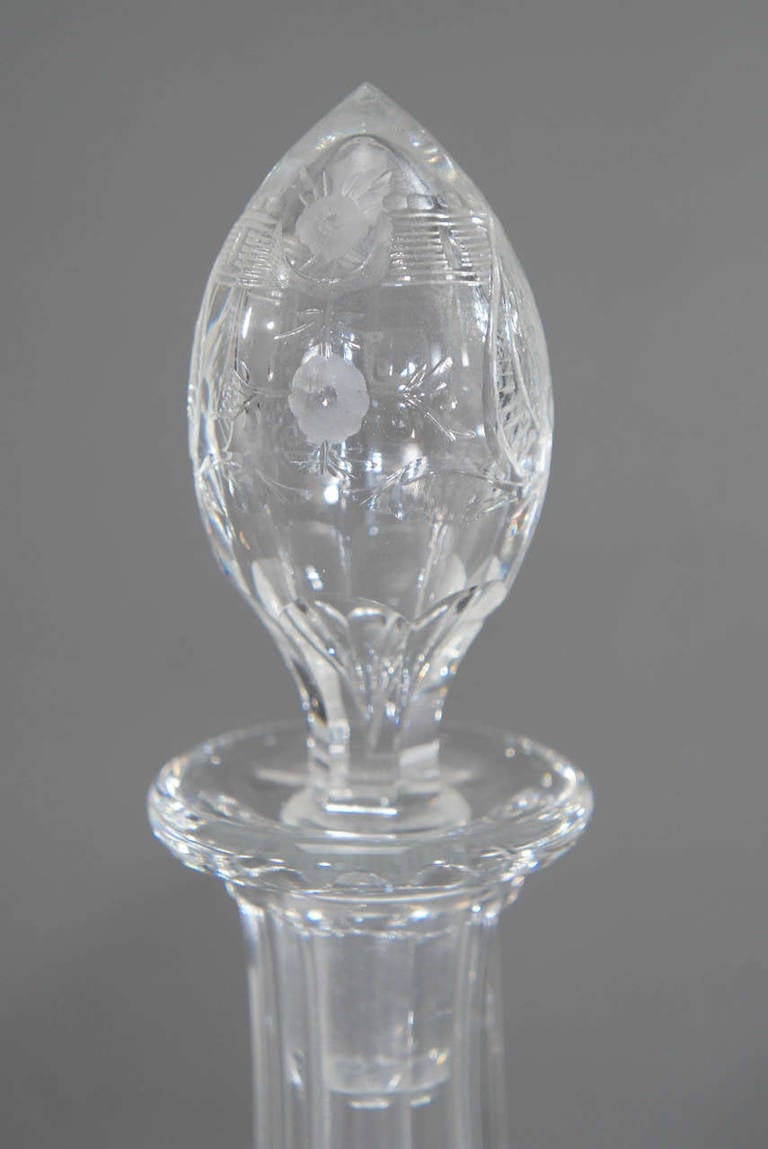 thomas webb crystal decanter