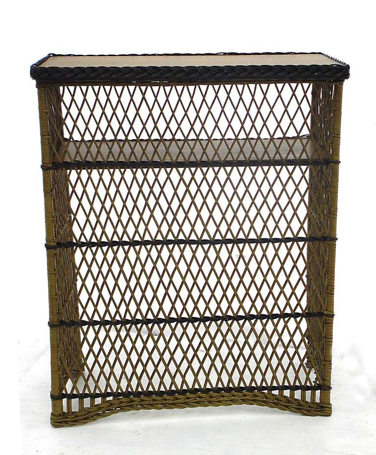 Antique Wicker Dry Bar