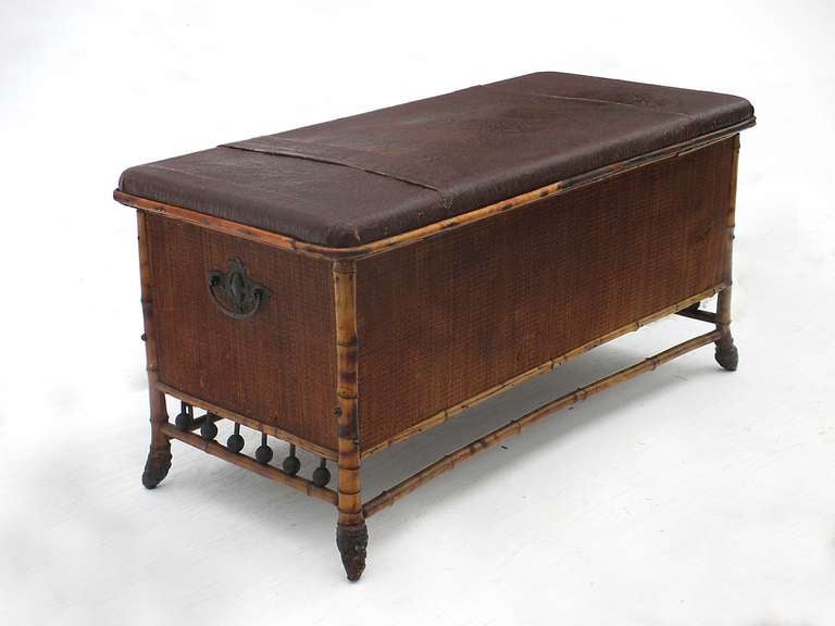 Victorian Bamboo Trunk/Coffee Table