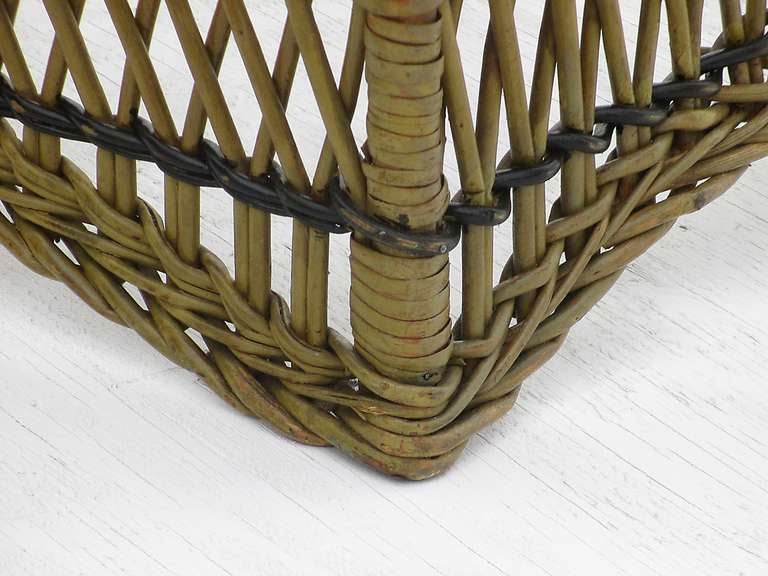 Antique Wicker Dry Bar For Sale 1