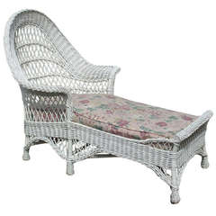 Bar Harbor Wicker Chaise Lounge