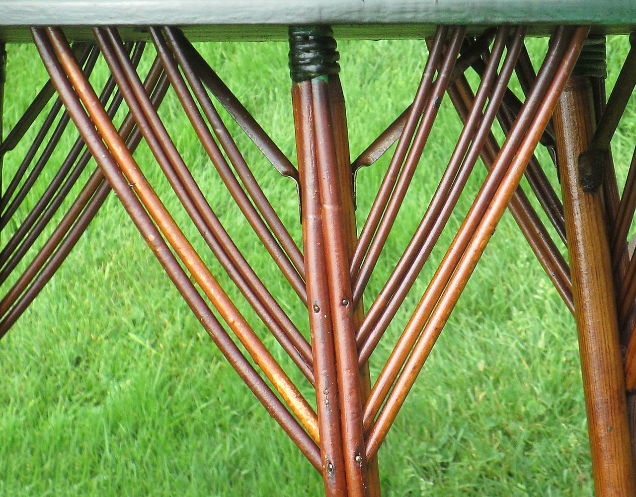 Rattan Stick Wicker Table