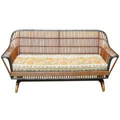 Antique Rare Stick Wicker Glider