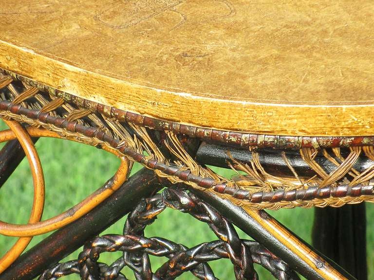 Early Victorian Wicker Table 2