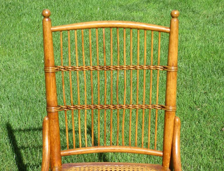 19th Century Matching Pair Wicker Side Chairs
