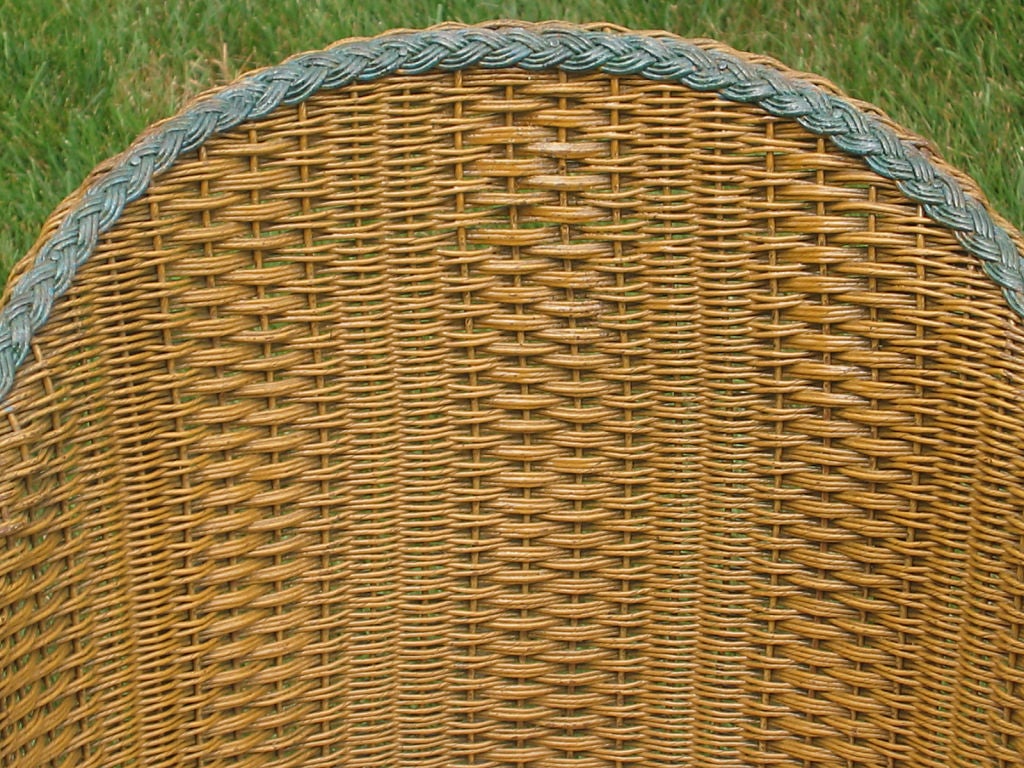 20th Century Three-Piece Child's Wicker Set