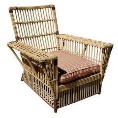 STICK WICKER ARMCHAIR