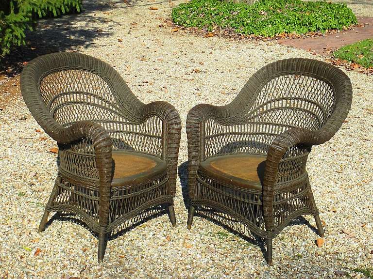 Matching Pair of Victorian Armchairs