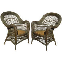 Matching Pair of Victorian Armchairs